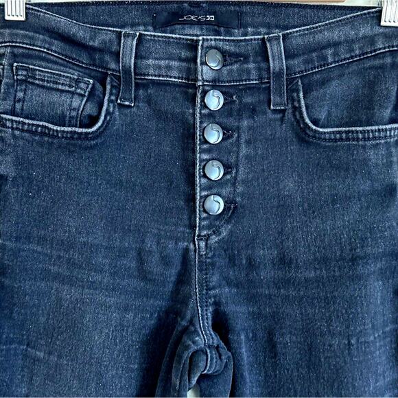 Joe's Jeans Black Denim Mid Rise Skinny Ankle Women's 25 - Picture 3 of 7